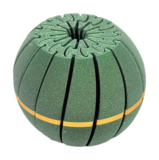 Intulon 3D-Printed Fidget Ball - 14 Section Design for Stress Relief and Entertainment - 3 Inch Diameter - Intulon