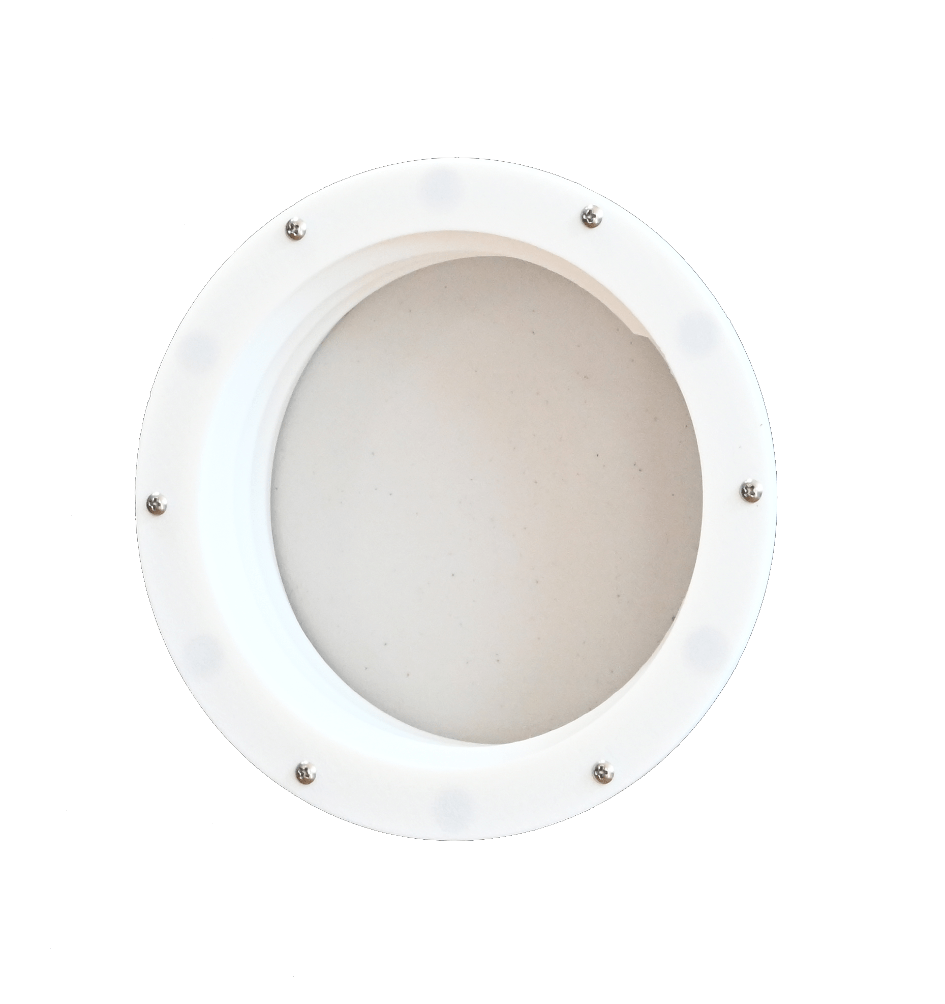 Magnetic Portable Air Conditioner 6-inch Exhaust Tube Flange Wall Mount and Cover - Counter-Clockwise Thread image 3