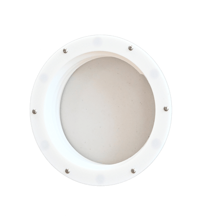 Magnetic Portable Air Conditioner 6-inch Exhaust Tube Flange Wall Mount and Cover - Counter-Clockwise Thread image 3