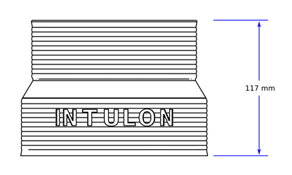 intulon 6-inch to 5-inch Portable A/C Exhaust Hose Coupler/Adapter/Reducer - Omnidirectional - Clockwise or Counter-clockwise Thread image 3