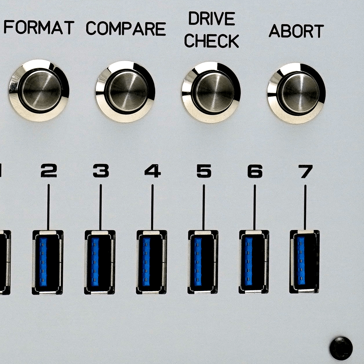 USB 3.1 Flash Drive | Hard Drive | SD Card Content Duplicator and Secure Wiper (7 Targets) | DFP-7C by Intulon image 3