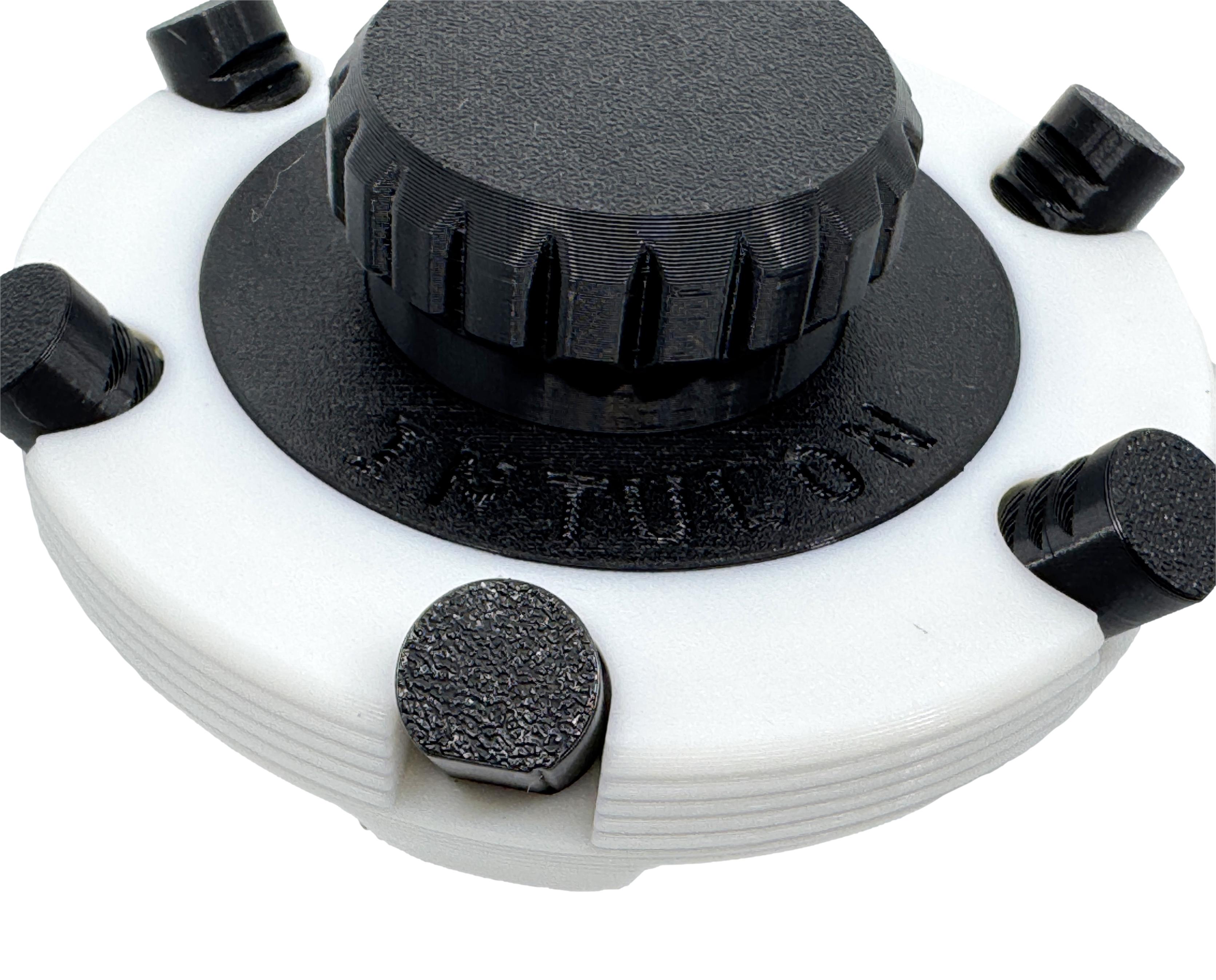 Intulon Jar Lid Opener - Precision-Engineered Kitchen Utensil for Opening Jam Gelato Mason Jar Lids with High-Grip Surface & Ergonomic Handle