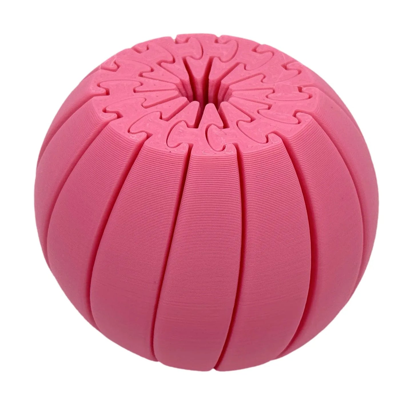 Intulon 3D-Printed Fidget Ball - 14 Section Design for Stress Relief and Entertainment - 3 Inch Diameter - Intulon