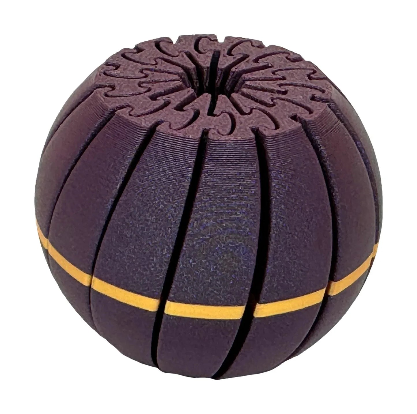 Intulon 3D-Printed Fidget Ball - 14 Section Design for Stress Relief and Entertainment - 3 Inch Diameter - Intulon