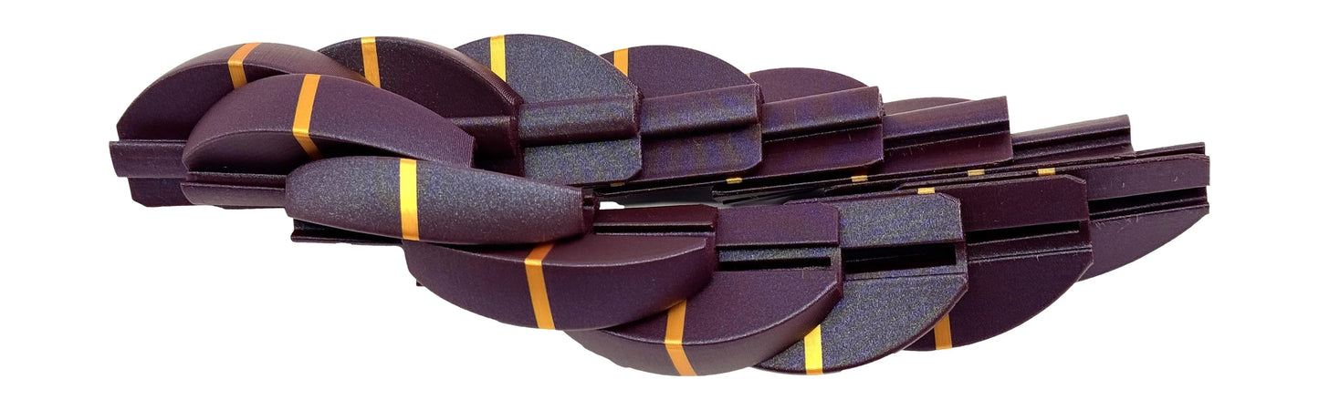 Intulon 3D-Printed Fidget Ball - 14 Section Design for Stress Relief and Entertainment - 3 Inch Diameter - Intulon