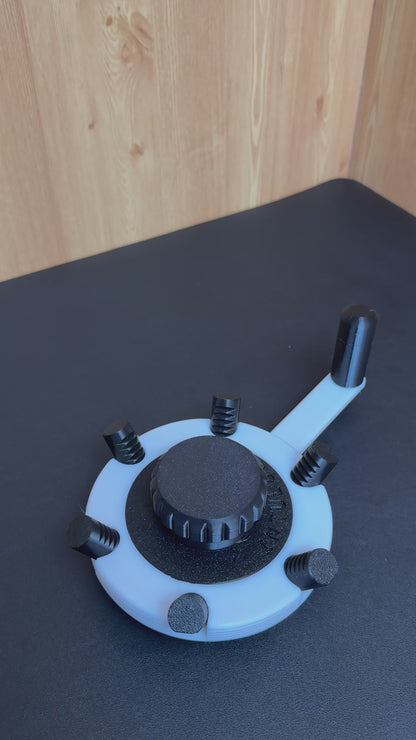 Intulon Jar Lid Opener - Precision-Engineered Kitchen Utensil for Opening Jam Gelato Mason Jar Lids with High-Grip Surface & Ergonomic Handle