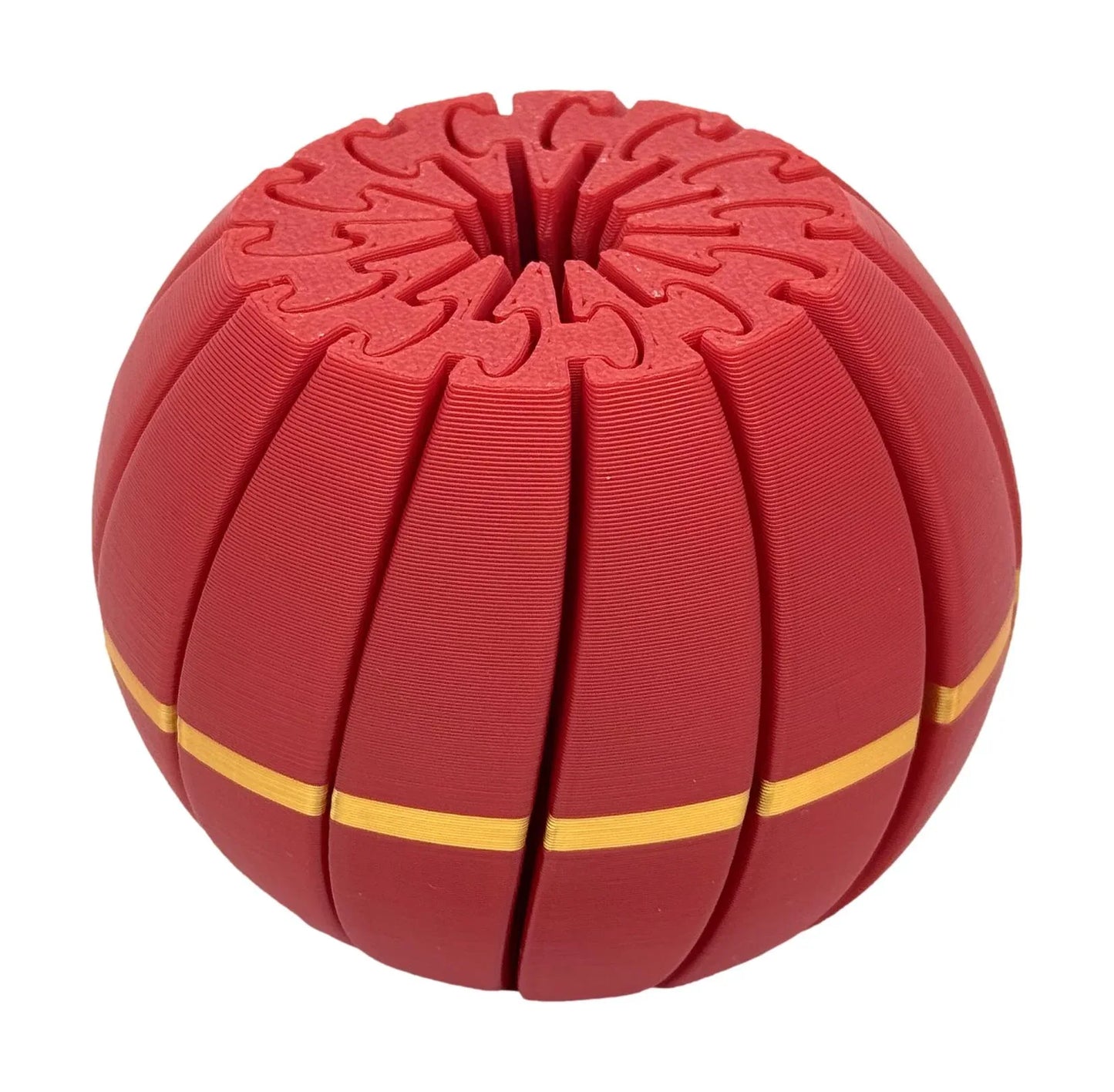 Intulon 3D-Printed Fidget Ball - 14 Section Design for Stress Relief and Entertainment - 3 Inch Diameter - Intulon