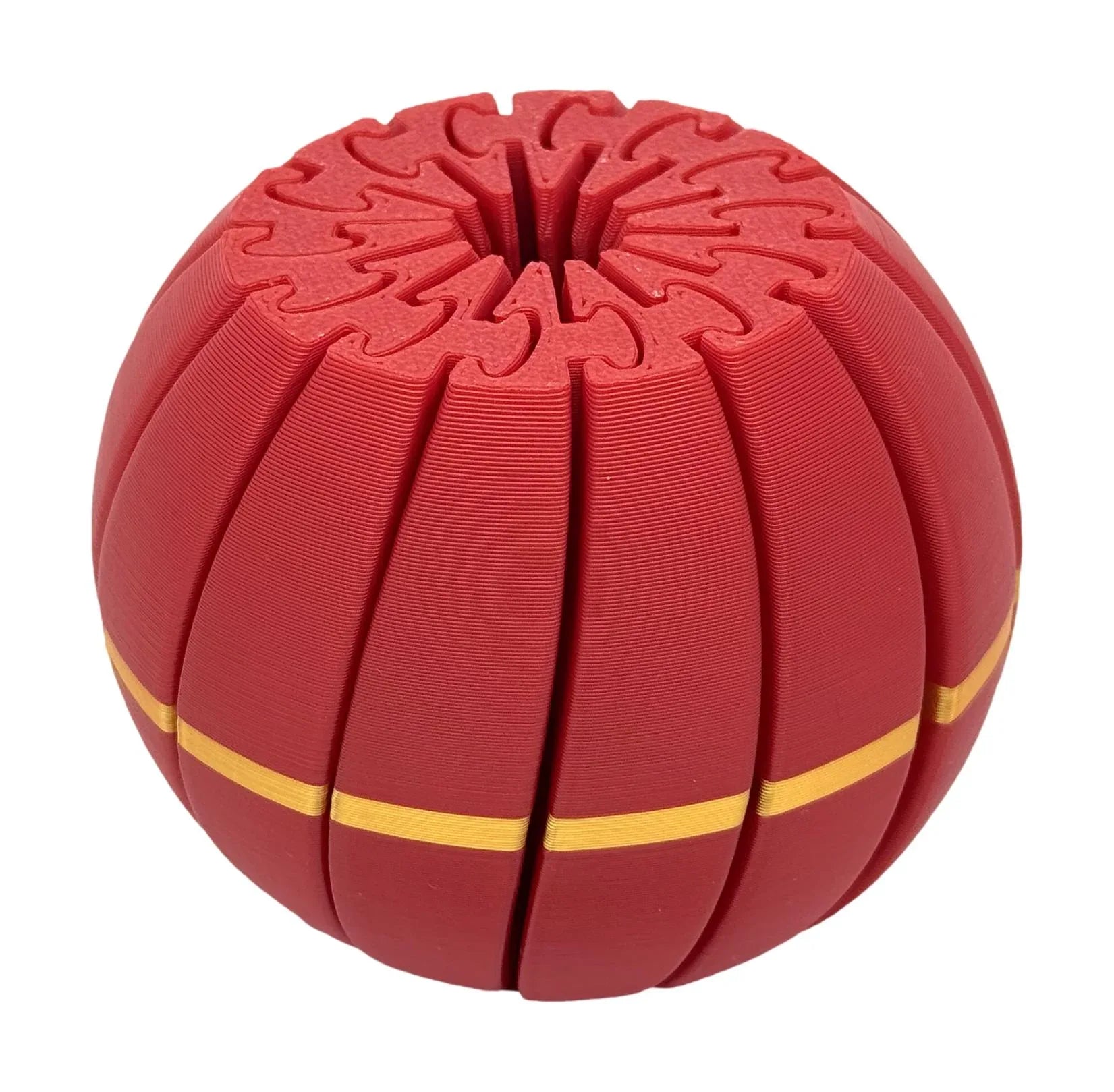 Intulon 3D-Printed Fidget Ball - 14 Section Design for Stress Relief and Entertainment - 3 Inch Diameter - Intulon