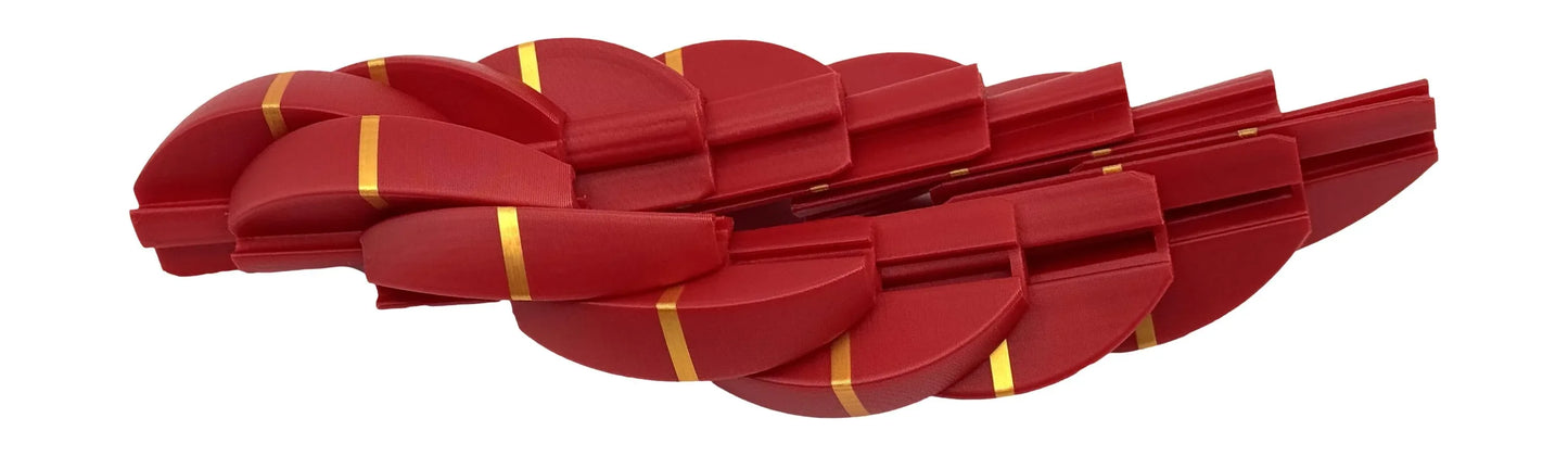 Intulon 3D-Printed Fidget Ball - 14 Section Design for Stress Relief and Entertainment - 3 Inch Diameter - Intulon