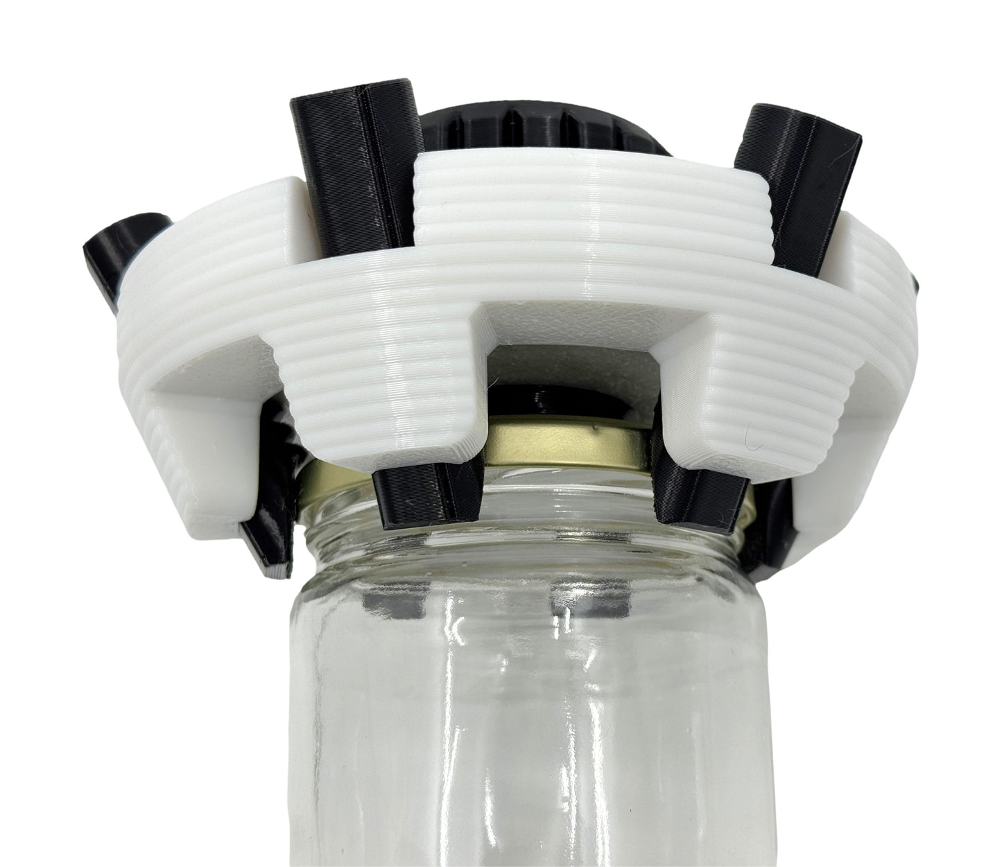 Intulon Jar Opener - Precision-Engineered Kitchen Utensil for Opening Jam Gelato Mason Jar Lids with High-Grip Surface & Ergonomic Handle