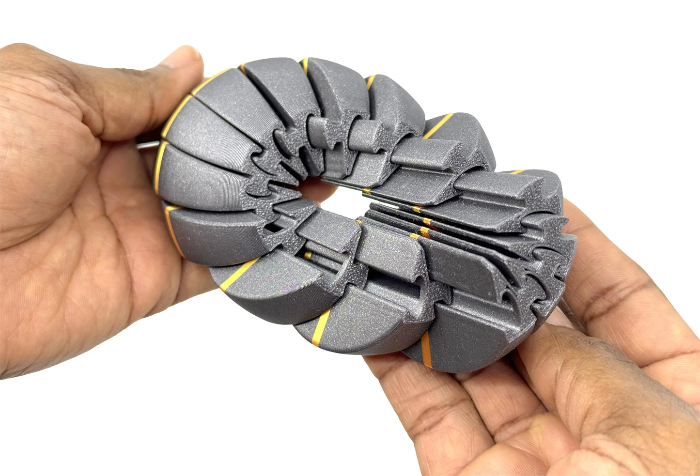 Intulon 3D-Printed Fidget Ball - 14 Section Design for Stress Relief and Entertainment - 3 Inch Diameter - Intulon