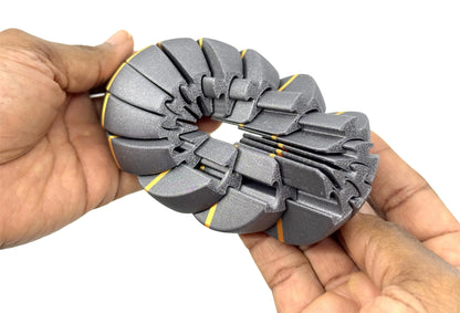 Intulon 3D-Printed Fidget Ball - 14 Section Design for Stress Relief and Entertainment - 3 Inch Diameter - Intulon