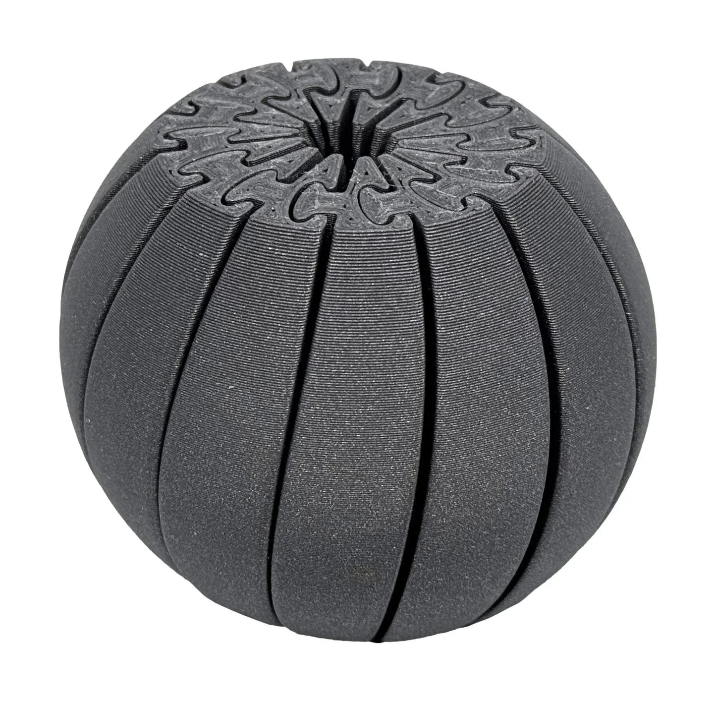 Intulon 3D-Printed Fidget Ball - 14 Section Design for Stress Relief and Entertainment - 3 Inch Diameter - Intulon