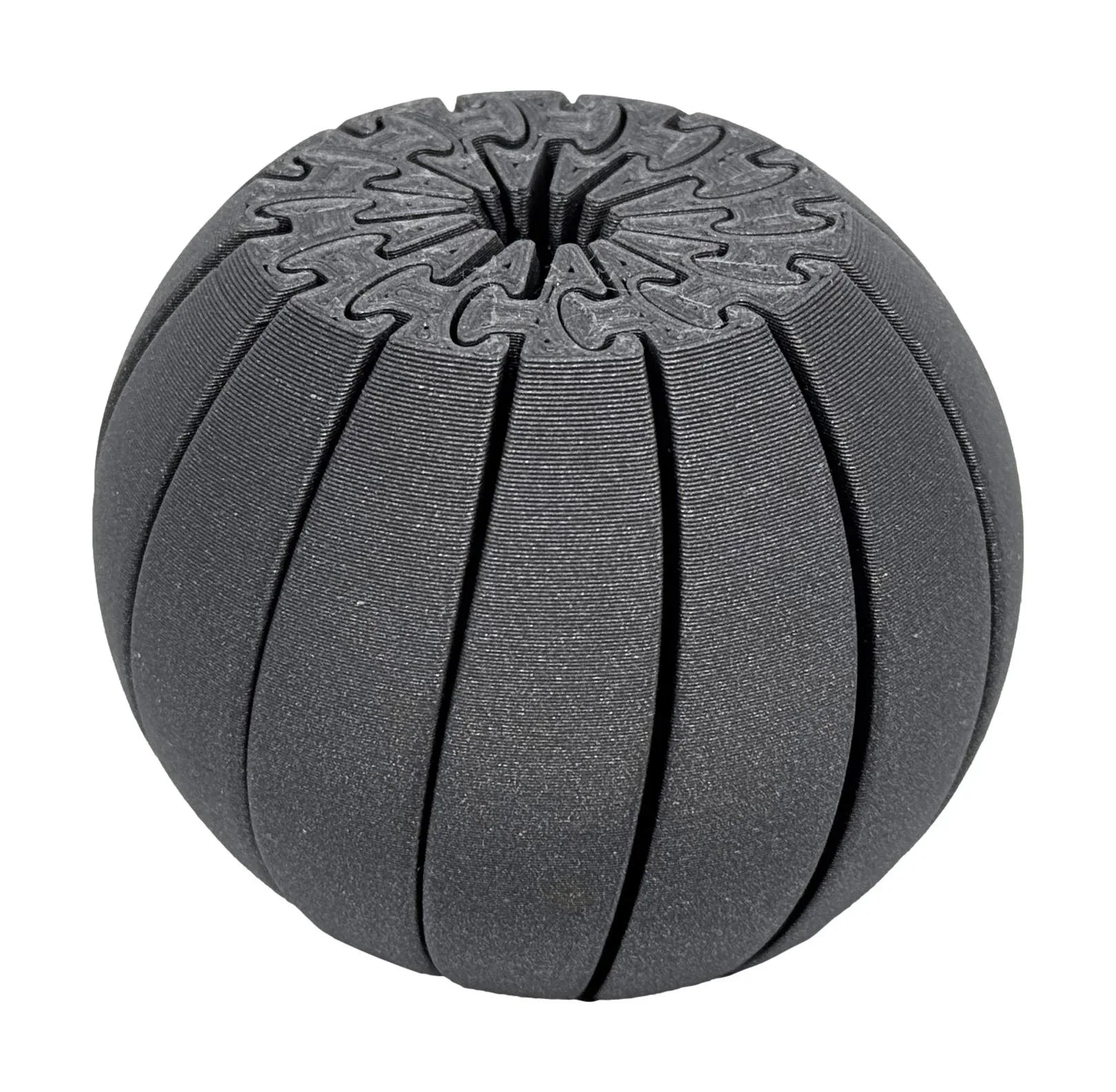 Intulon 3D-Printed Fidget Ball - 14 Section Design for Stress Relief and Entertainment - 3 Inch Diameter - Intulon