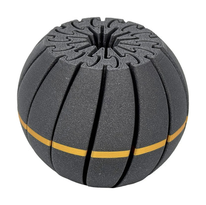 Intulon 3D-Printed Fidget Ball - 14 Section Design for Stress Relief and Entertainment - 3 Inch Diameter - Intulon