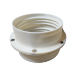 Magnetic Portable Air Conditioner 6-inch Exhaust Tube Flange Wall Mount and Cover - Counter-Clockwise Thread