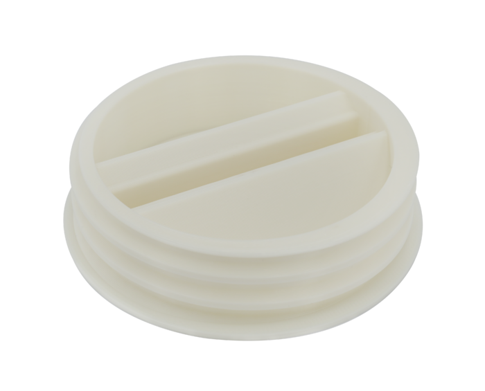 5-inch Tube Portable AC Exhaust Hose Wall Mount Plug - Counter-Clockwise Thread 5CCWPLUG - Image 2