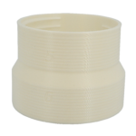 intulon 6-inch to 5-inch Portable A/C Exhaust Hose Coupler/Adapter/Reducer - Omnidirectional - Clockwise or Counter-clockwise Thread