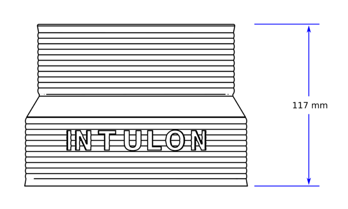 height intulon 6-inch to 5-inch Portable A/C Exhaust Hose Coupler/Adapter/Reducer - Omnidirectional - Clockwise or Counter-clockwise Thread - Image 4