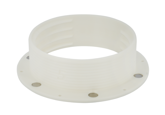 Magnetic Omni-directional Threaded Wall Flange Mount for Portable Air Conditioner 5 inch Exhaust Hose/Tube with Off-Season Cover 5MNT-MAG-KIT - Image 3