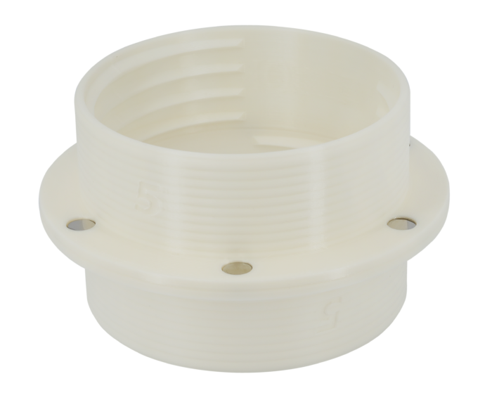 Magnetic Omni-directional Threaded Wall Flange Mount for Portable Air Conditioner 5 inch Exhaust Hose/Tube with Off-Season Cover 5MNT-MAG-KIT - Image 4