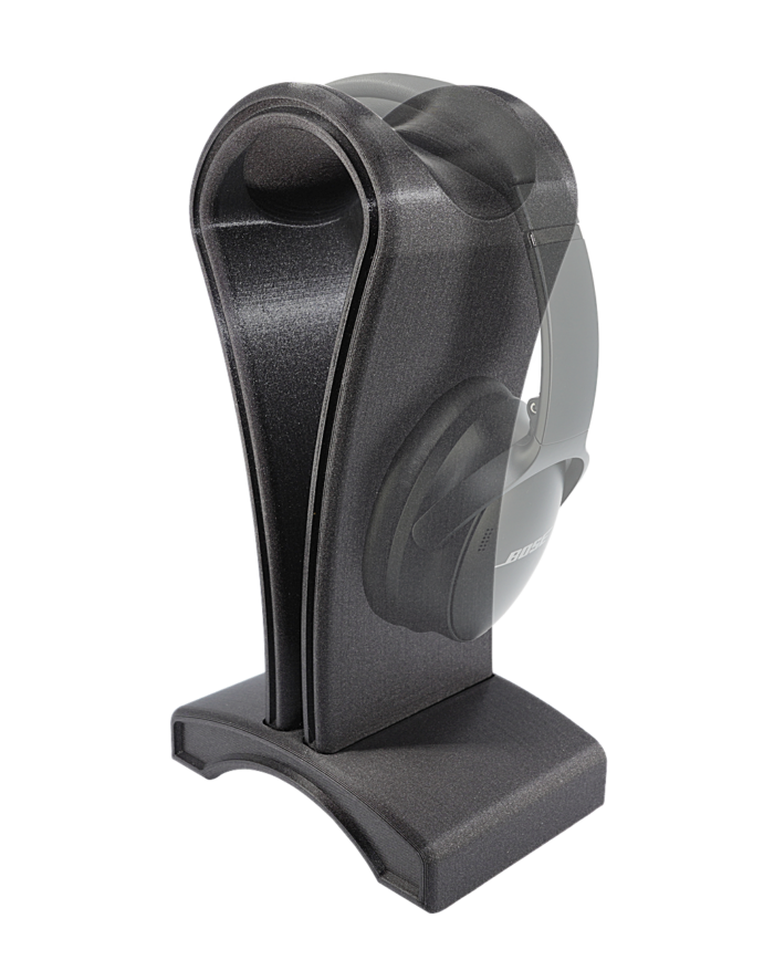 Intulon Pedestal Headphone Stand/Holder P3 - Midnight Black - Image 1