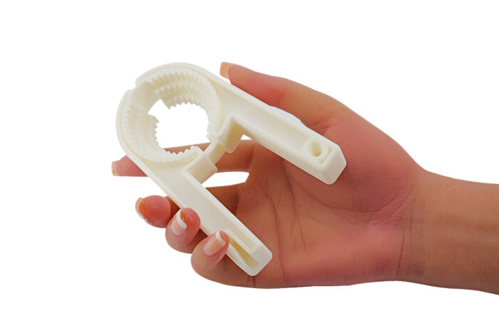 Intulon twist bottle tightener and opener - white