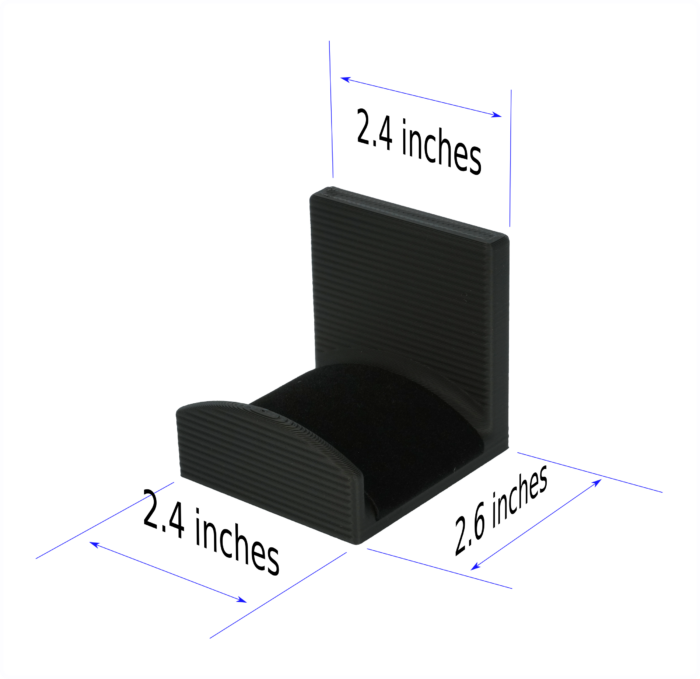 Intulon Velvet -Covered Curved Surface Magnetic-Mounted Gaming Headphone Holder V10 - Image 5