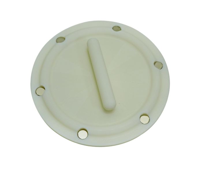 5COVER Magnetic Omni-directional Threaded Wall Flange Mount for Portable Air Conditioner 5 inch Exhaust Hose with Off-Season Cover and Flange Ring 5MAG-RING-KIT - Image 3