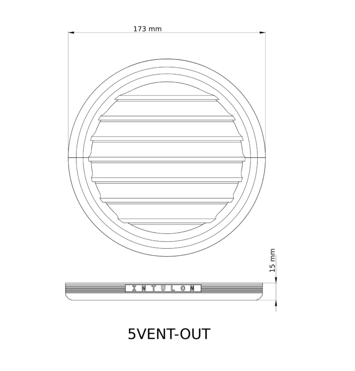 Magnetic Portable Air Conditioner Vent Kit for Campers, RVs and Tents with Net/Insect Screen and Off-season Cover for 5 inch Tubes  [5VENT-NET-KIT] - Image 8