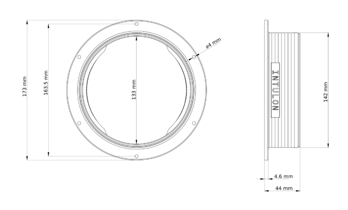 5mount_dimensions 5MNT dimensions 5 inch mount dimensions