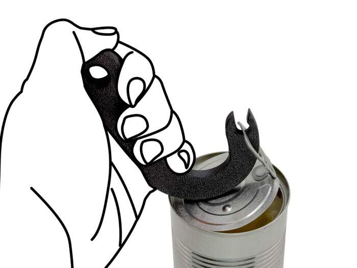 Intulon Hook Can Tab Opener - Manual Ring Puller for Opening Soup, Beans, and Pet Food Cans - Simple Hook, Leverage, and Pull Design - Image 11