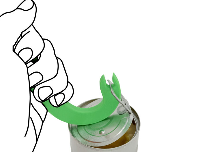 Intulon Hook Can Tab Opener - Manual Ring Puller for Opening Soup, Beans, and Pet Food Cans - Simple Hook, Leverage, and Pull Design - Image 7