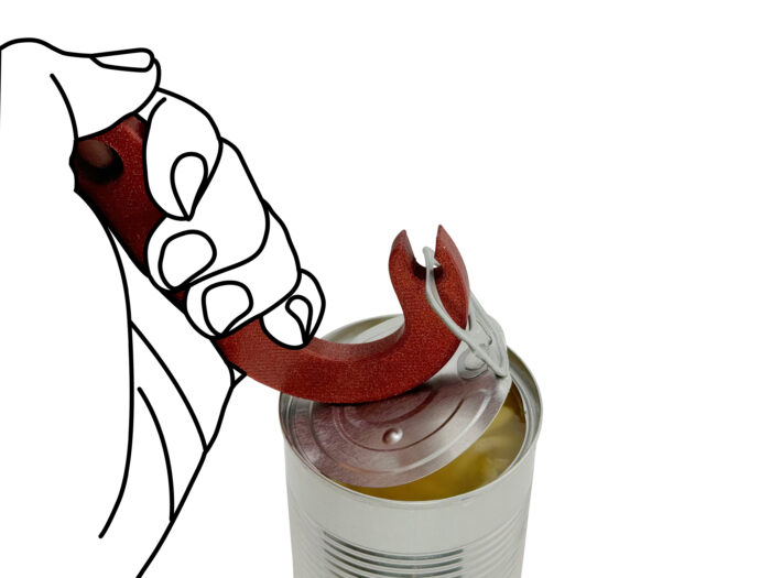 Intulon Hook Can Tab Opener - Manual Ring Puller for Opening Soup, Beans, and Pet Food Cans - Simple Hook, Leverage, and Pull Design - Image 4