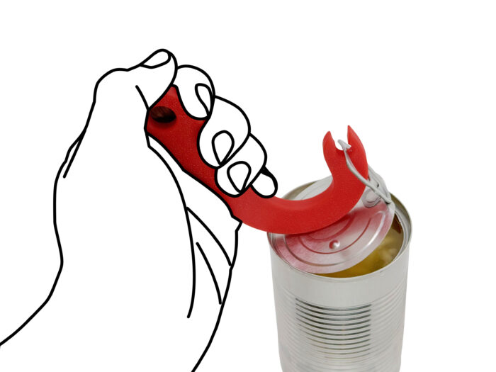 Intulon Hook Can Tab Opener - Manual Ring Puller for Opening Soup, Beans, and Pet Food Cans - Simple Hook, Leverage, and Pull Design - Image 3