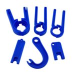 Intulon 6-Piece Bottle and Can Tab Openers - Blue