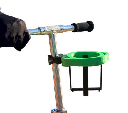 Gyroscope Cup Holder by Intulon for Bikes, Bicycles, Strollers, Walkers, Prams, Scooters, Wheel Chairs and Cars with Adjustable Claw Clamp