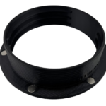 Magnetic Omni-directional Threaded Wall Flange Mount for Portable Air Conditioner for Ecoflow Wave 2 Tube D | Black | D-MNT-TUBE-BK