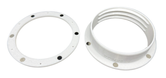 Magnetic Omni-directional Threaded Wall Flange Mount for Portable Air Conditioner 6 inch Exhaust Hose with Off-Season Cover and Flange Ring 6MAG-RING-KIT - Image 5