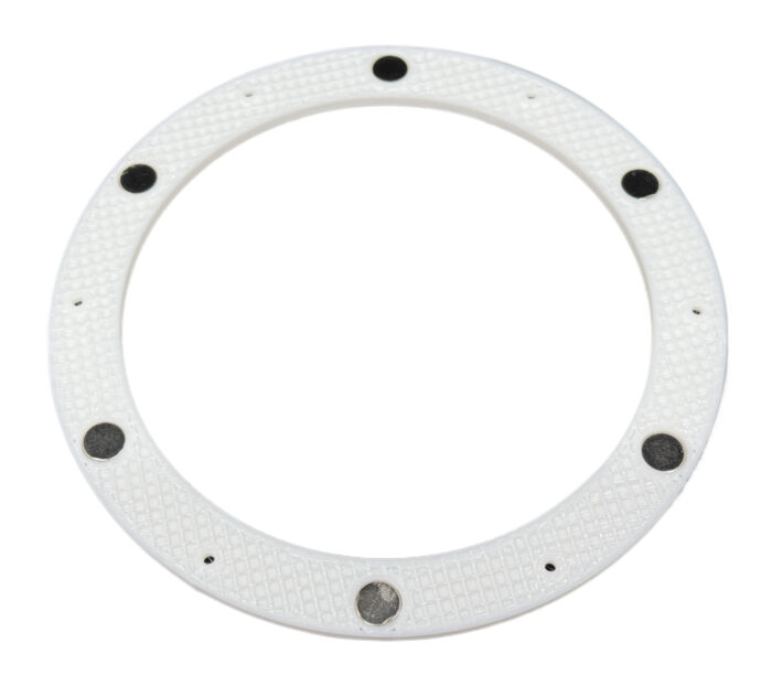 Intulon Magnetic Flange Mount and Magnetic Ring for 6 inch Diameter Tubes | White - Image 5