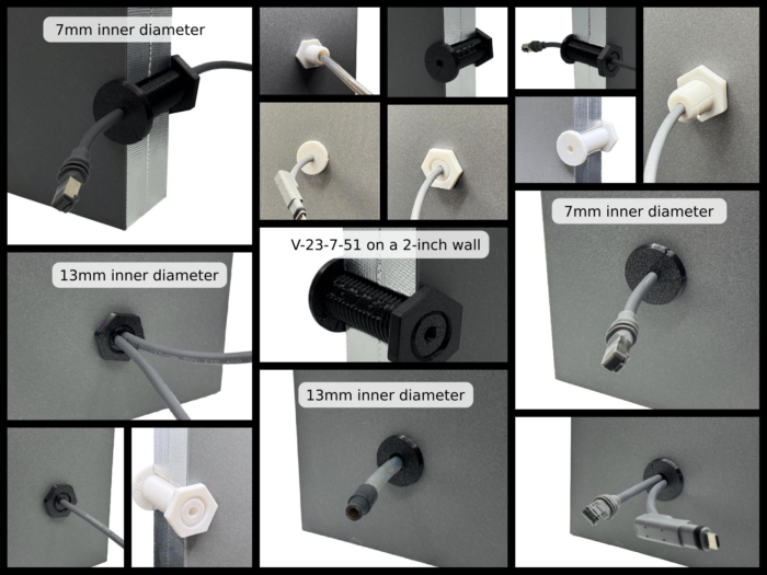 Intulon Grommet Tool Kit for Starlink Ethernet Cable Pass Through, Waterproof with Included Transparent Silicone Caulk, RV and House Wall Cable Management [2-Pack] - Image 6